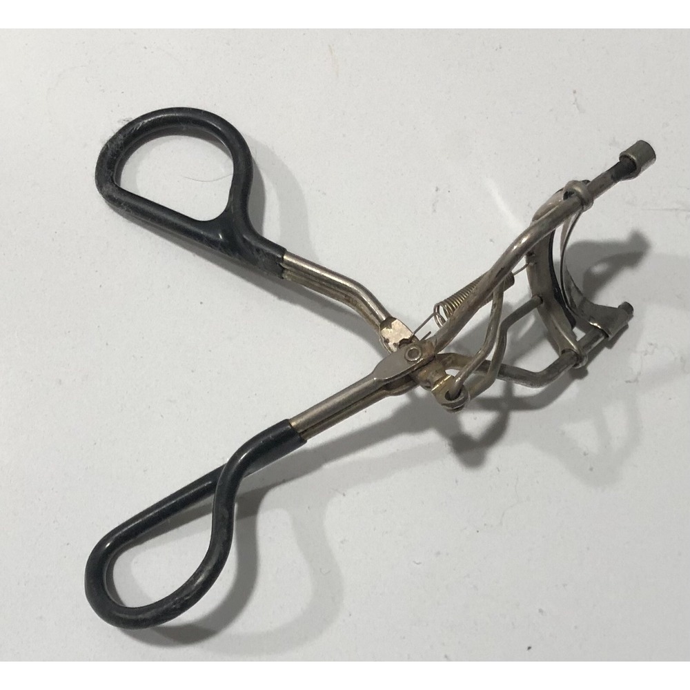 Vintage Art Nouveau Style Lady Makeup Eyelash‎ Curler Rare Spring Mechanic
